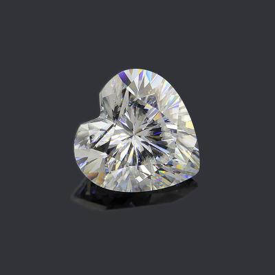 China Color Set or Top Fire Clarity Loose Gemstone D Color Heart Cut Moissanite White Diamond Stone for sale