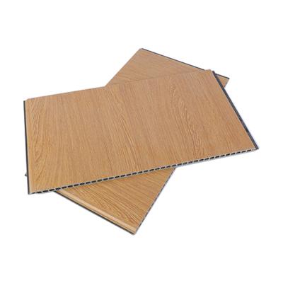 China Artistic Ceilings Home Wall Paneling Interior Plastic Grain PVC Wood Wall Panel for sale