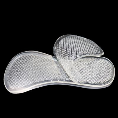 China SEBS Shoe Accessories High Heel 3/4 Length Gel Transparent Insoles for sale