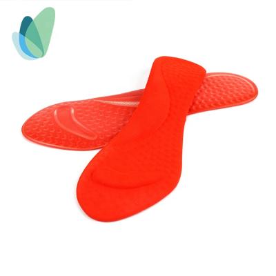 China Shock Absorption 3/4 Length PU GEL Insole Orthotic High Heel Shoe Insole For Women for sale