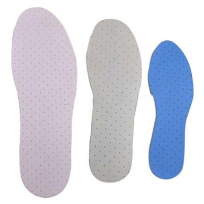 China Low Moq Shock Absorption Insole Paper Board For Shoes For Lady And Men Leather Sandals No Arch Support Shoe Insole Latex Insole for sale