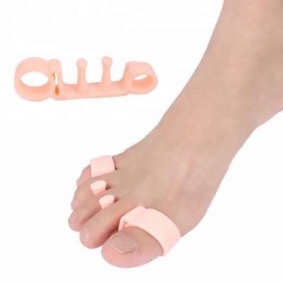 China Corrector Splint Pedicure Soft Toe Separators from Toe Gel Toe Straightener Bunion for sale