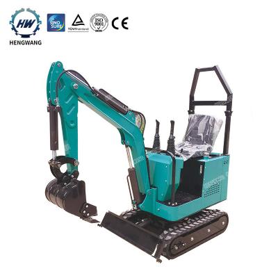 China Construction Digging Hengwang HW-10 QQ Type Crawler Excavator 1 Ton Excavator Mini Digger Excavator for sale