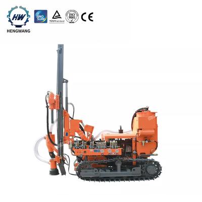 China Chinese Building Material Stores Hengwang HW412 CE 20m DTH Drilling Rig Blast Hole Include Drill Rig For Rock for sale