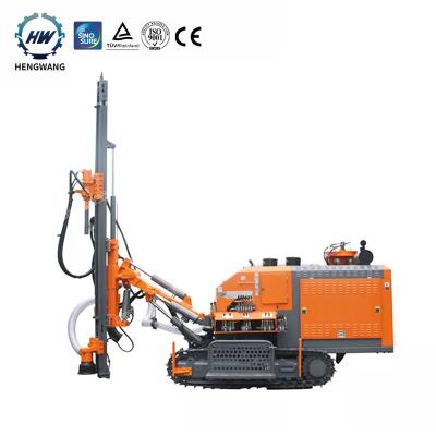 China Underground construction material stores Hengwang HW421T mine CE/ISO dth drilling rig machine with air compressor for sale