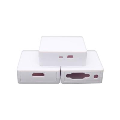 China Network Strip VGA Interface Converter Flow Connector Shell Plastic Shell USB Audio Video Connector and Inverter for sale