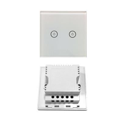 China WIFI Electric Smart Home Lamp Panel Switch Housing Switch Remote Control Plastic Box for sale