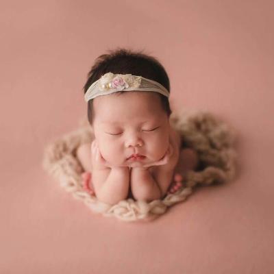 China PORTABLE Newborn Blanket Photography Props, Baby Basket Filling Chunky Yarn Blanket for sale