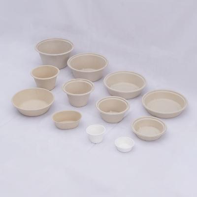 China Biodegradable Takeout Disposable Paper Container 750ml Wheat Strawberry Paper Lunch Box Paper Soup Containers for sale