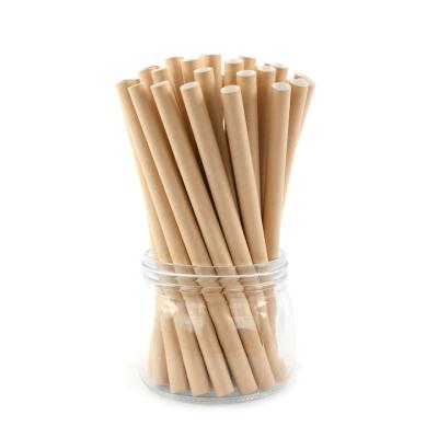 China Disposable / Biodegradeable Recyclable Material Black Color Paper Drinking Straw Material High Quality Paper Straw for sale