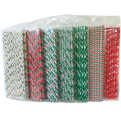 China Materials Factory Price Roll Recycled Paper Christmas Straw Natural Straws For Bar for sale