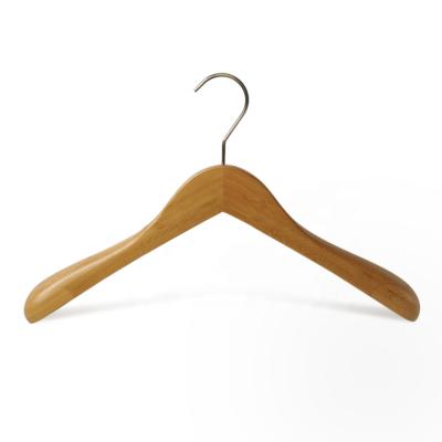 China Vintage A Grade Natural Bamboo Hanger For Coat for sale