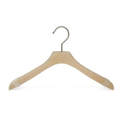 China SHOW New Arrival Natural Beech Wood Tops Hanger With Anti-Slip for sale