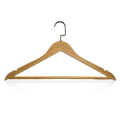 China Wholesale eco-friendly friendly natural bamboo hanger for garment for sale