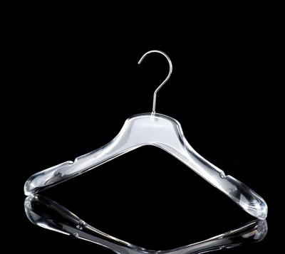 China SHOW Clear Luxury Acrylic Hanger For Wedding Dress for sale