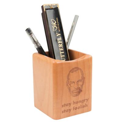 China China Craft Custom Wooden Mini Pen Pencil Holder Gifts for sale