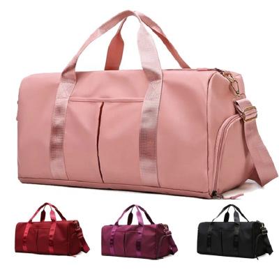 China Large Capacity Waterproof Women Sports Shoulder Bags Ladies Fleece Travel Luxury Foldable Waterproof Bag On Sale for sale