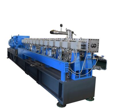 China High Output Nylon Plastic Extruder Machine Twin Screw Fiberglass Granules PA Plastic Recycling Extruder for sale