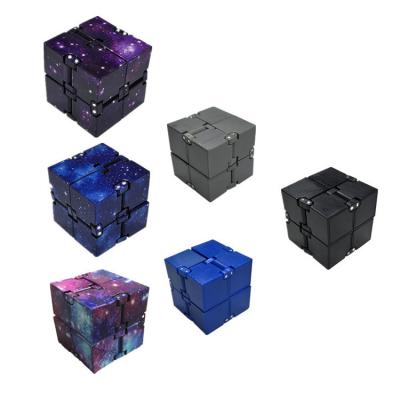 China Promotion Christmas Gift Stir To Toy Autism Anti-Stress Relief Creative Infinite Cube Puzzle Stop Stress Reliever Autism Toys for sale