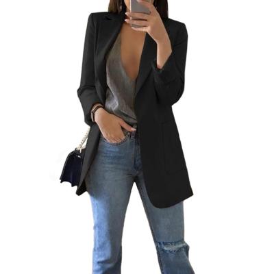 China Anti-wrinkle Korea Long Sleeve Wanita Blazeres Mujer Verano Hot Selling Products Women And Coats Office Ladies Slim Suits Arket for sale