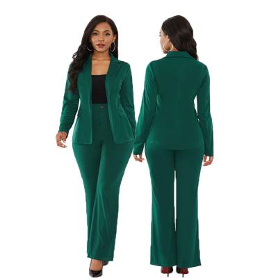 China Lady Working Blazers Tuxedo Elegant Wedding Women's Office Blazer Anti-wrinkle New Products 2 Pieces Suits for sale