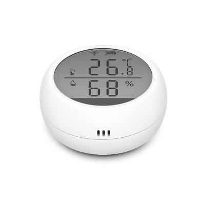 China 3 in 1 Indoor Outdoor LCD Digital Thermometer Hygrometer Humidity Meter Multi Clock 61.2*61.2*23mm for sale