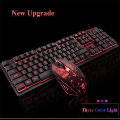 China Desktop 4D Mouse Wired Multimedia Ergonomic Gaming K3 Keyboard And Mouse Set for sale