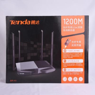 China Tenda AC6 2.4G/5.0GHz Smart WiFi Router 1200Mbps Home Dual Band Wireless Repeater for sale