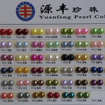 China Wholesale Price Acrylic Colorful Plastic ABS Half Bead for sale