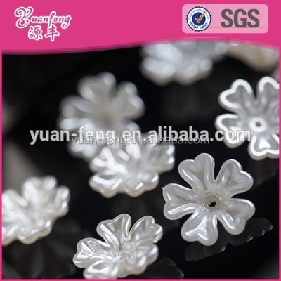 China Fabric Factory Cheap Wholesale Petal Bead Supply Plastic Artificial Beads for sale