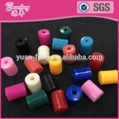 China Good Quality Raw Material Handmade Bar Shaped Plastic Cylinder Tube Beads For Craft for sale