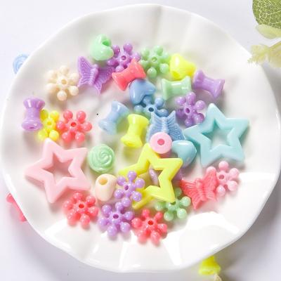 China Colorful DIY Fashion Necklace And Bracelet Mix Kids Craft Designer Beads for sale