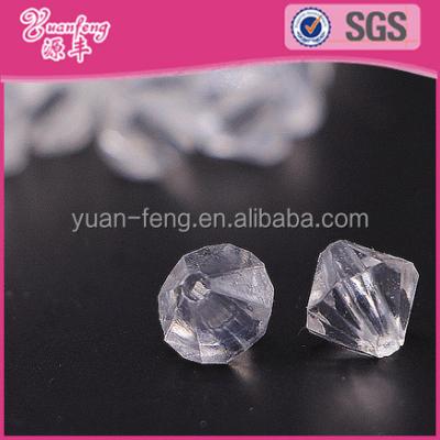 China Garment accessories china bead manufacturers wholesale clear plastic clear acrylic crystal faceted beads for sale