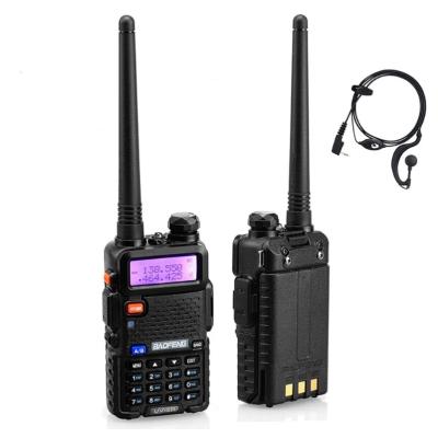 China BaoFeng Outdoor Ham Radio UV-5R 5W Dual Band 136~174MHz/400~520MHz Walkie Talkie with 1-LED Flashlight Include 1800mah for sale