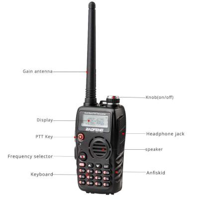 China Flashlight 128 Function Baofeng BF-A52 Professional Radio Channel 5-8KM Baofeng A52 Dual Band Walkie Talkie for sale