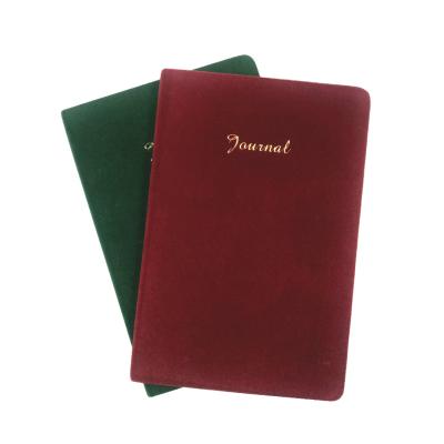 China Prinitng Collating Journal Student School Notebook Red/Green Cover Notebook With Foil Stamping Logo for sale