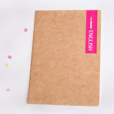 China 2021 A5 Paper Exercise Book School Supplier Wrapping Paper Printed Sewing Notebook for sale