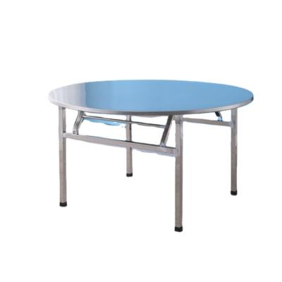 China Modern Round Stainless Restaurant Dining Table from China Professional Stainless Manufacturer for sale