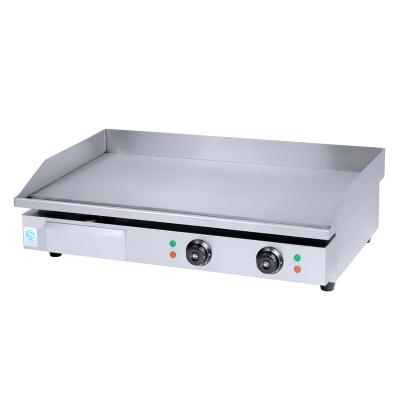 China All Flat Equipment Commercial Restaurant Kitchen Electric Fast Food Griddle With Flat Plate for sale