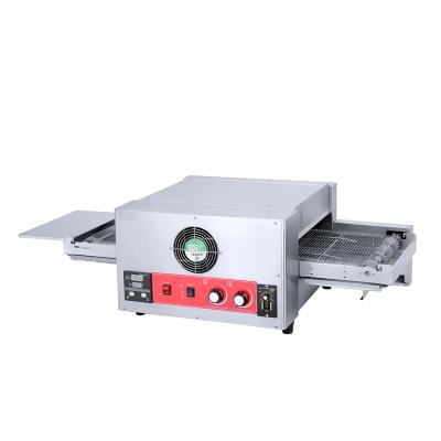 China Commercial Hotels All Electric Pizza Industrial Food Bread Timer Control Stainless Steel Kitchen Oven Temperature Conveyor Baking Oven for sale