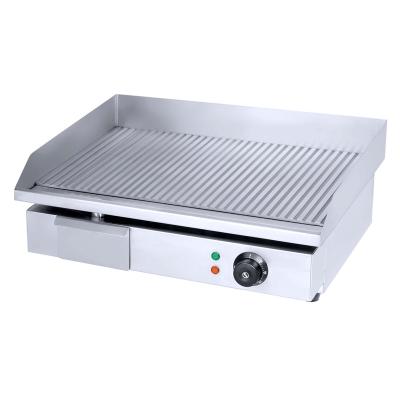 China Restaurant Serving HEG-821 Good Quality High Power Commercial Restaurant Table Worktop BBQ Grill Desktop Electric Griddle for sale