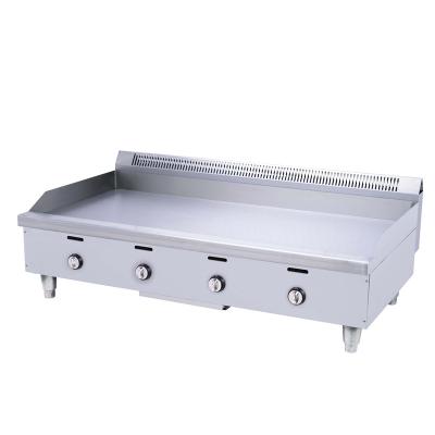 China Restaurant Serving HGG-48 Good Quality High Power Commercial Restaurant Table Worktop Gas BBQ Grill Desktop Griddle for sale