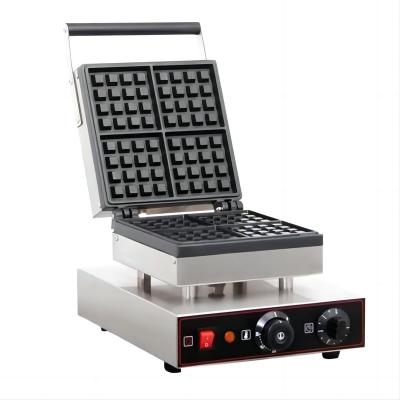 China Snack Factory Commercial Waffle Baker Waffle Making Machine With Square Shape Plate for sale