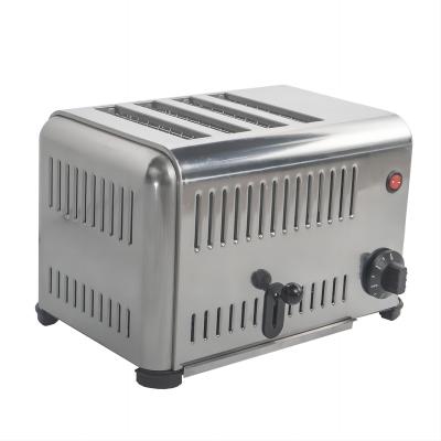 China Hotel factory price commercial 4 slice toaster square bread toasting machine for sale for sale