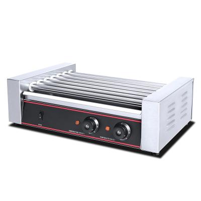 China Hotels Commercial 7 Roller Hot Dog Electric Grill Hot Dog Rotated Cooking Machine for sale