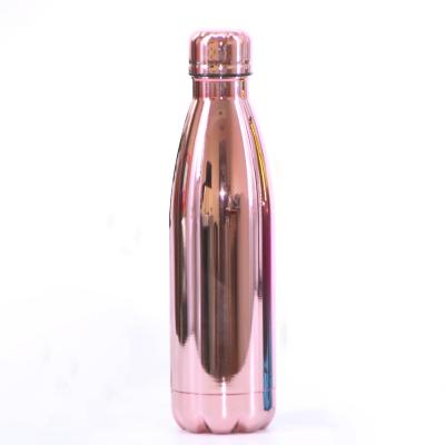 China Sustainable Eco Friendly 500ml Cola Flask Stainless Steel Fancy Sports Camping Water Bottle With Logo for sale