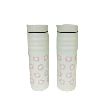 China Durable Sublimation Double Wall Insulated Modern Design Reusable Custom Logo Fashion Ceramic Coffee Mug With Lid for sale