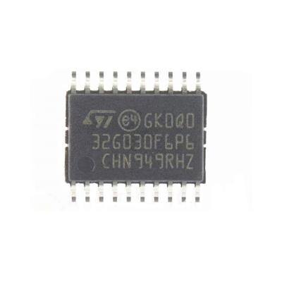 China New and original STM32G030F6P6 standard IC MCU 32BIT 32KB FLASH 20TSSOP for sale