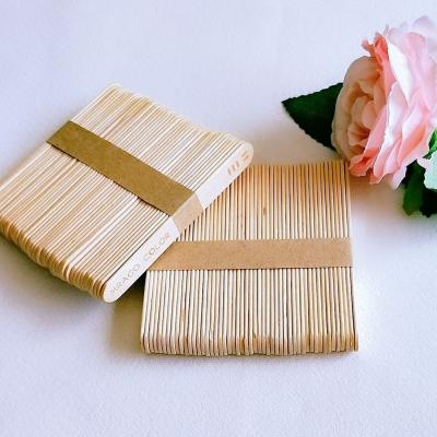 China Viable Wooden Ice Cream Sticks Large Size / Wooden Spatula for sale