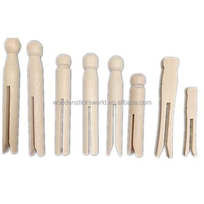 China All the world wooden clothes hanging peg/clip for DIY craft sticks/wooden craft decorated doll peg for sale